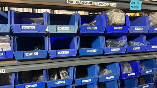Lot Asst&rsquo;d Programable Controllers With Rack