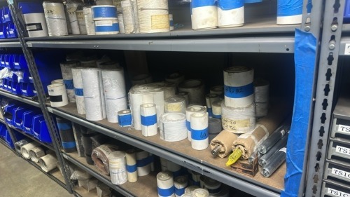 Lot Asst&rdquo;d Conveyor Belt Parts Parts With (2) Rack