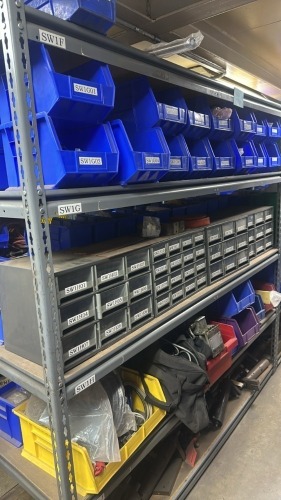 Lot Asst&rdquo;d Spot Welding Parts With Rack