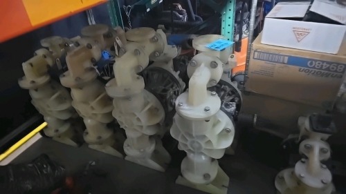 Lot of Assorted Large Double Diaphragm Pumps