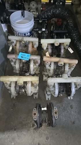 Lot of Assorted Small Double Diaphragm Pumps