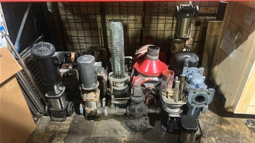 Lot Asst&rsquo;d Pumps