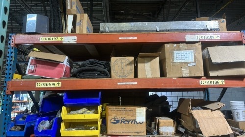 Lot Contents: conveyor, wire, Mixing tubs, Duck, Etc