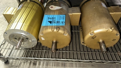 Lot (3) Baldor Motors