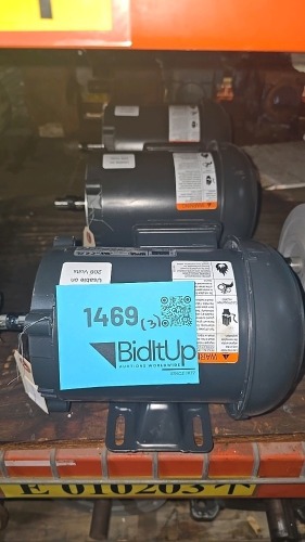 (3) Dayton Nema Premium #36VF79A 0.75HP Motors