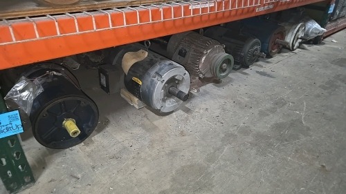 Assorted Contents of Row - Misc. Large Motors