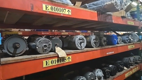 Assorted Contents of Shelf Row Half - Misc. Motors