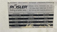 Rosler Waste Centrifuge and Sump Pump System: - 21