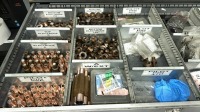 LOT ASST&rsquo;D PARTS FOR WELDERS: PILOT PINS 58P, TOP ELECTRODE A, TOP ELECTRODE B, BOTTOM ELECTRODE, TOP ELECTRODES, PILOT PINS, LOWER ELECTRODES, LOCATE PINS, - 3