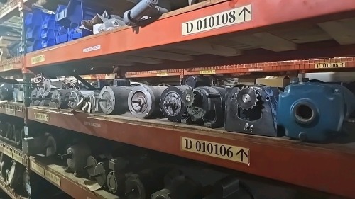 Assorted Contents of Shelf Row Half - Misc. Motors