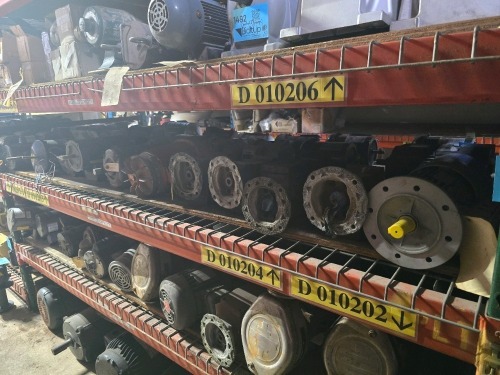 Assorted Contents of Shelf Row Half - Misc. Motors
