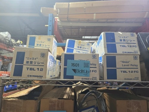 Lot of (10) Assorted Kasuga TBL12 and TBL12FC Level Relays