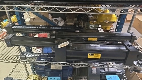 Lot of (7) Assorted Hydraulic Cylinders - Parker Hannifin and Hydraulic Supply Service Co