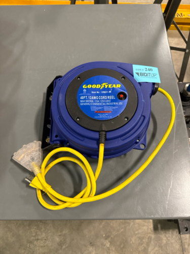 GOOD YEAR 40FT. 12AWG Cord Reel