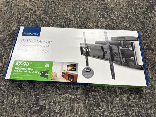 INSIGNIA LARGE FULL MOTION MOUNT 47-90&rdquo;, MODEL: HTVMM1703-C