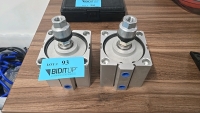 (2) SMC Compact Cylinders and Floating Joints