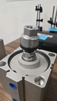 (2) SMC Compact Cylinders and Floating Joints - 3