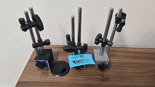 (3) Articulating Magnetic Bases - Fowler and Mitutoyo