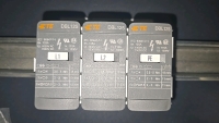 RLH Industries #DRH-N-1 DIN Rail Housing w/ (3) TE #DBL125 Modules - 3