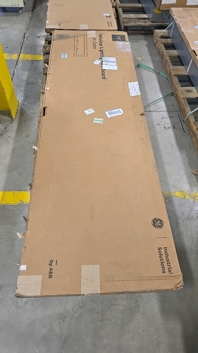 General Electric 76" Complete Lighting Panelboard - Box, Interior, and Cover Included - UNUSED