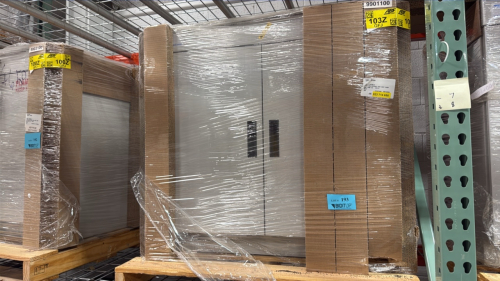LOT (2) LABCONCO PROTECTOR SOLVENT STORAGE CABINETS, 36&rdquo; LONG, CAT: 9901100, (UNUSED)