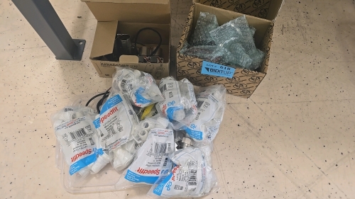 Lot of Misc. Parts - Busbar Connectors + PVC Connectors