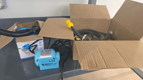 Lot of Misc. Parts - Air and Vacuum Pumps, Cable