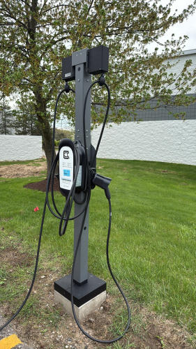 CLIPPER CREEK DUAL ELECTRIC VEHICLE CHARGING STATION, MODEL: HCS-D50R