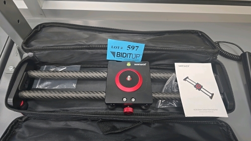 Neewer 40CM Slider Carbon Fiber Dolly Rail