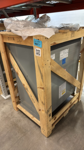 GENERAL ELECTRIC 9T10A1005, TYPE QL 112.5 KVA 60 HZ 3PH, SERIAL NUMBER: 1M0005E3J, (UNUSED)