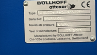 BOLLHOFF ATTEXOR RIVCLINCH 4006 P50 PASS MULTI-PURPOSE CLINCHING MACHINE, WITH FOOT CONTROL, PRESSURE : 6 BARS, YEAR: 2021 - 6