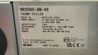 SMC HRSO90-AN-46 THERMO CHILLER, CAPACITY: 10 KA - 7