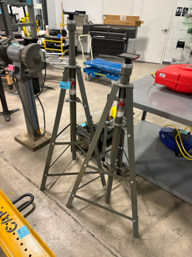 (2) PITTSBURGH Under hoist safety stands