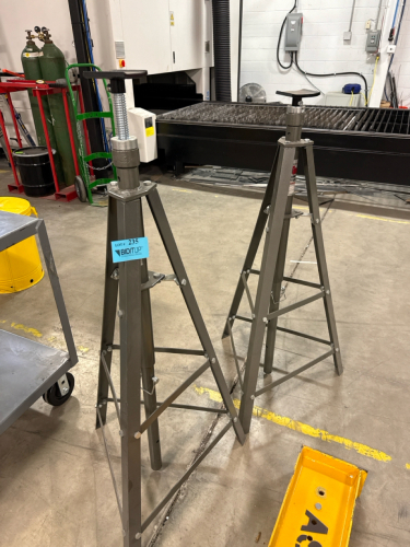 (2) PITTSBURGH 2 Ton Capacity Underhoist Safety Stand