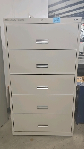 Anderson Hickey 5 Door Lateral Filing Cabinet - 36"x18"x64" (LxDxH)