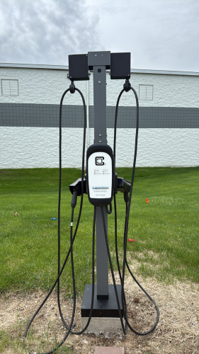 CLIPPER CREEK DUAL ELECTRIC VEHICLE CHARGING STATION, MODEL: HCS-D50R