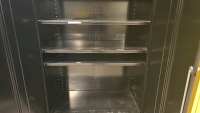 ULine Storage 4 Shelf Cabinet 48"x18"x78" (LxDxH) and Rolling Cart - 4