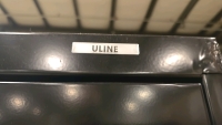 ULine Storage 4 Shelf Cabinet 48"x18"x78" (LxDxH) and Rolling Cart - 6