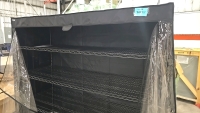 Rolling Metro Rack Shelving (4 Shelves) w/ ULine Plastic Cover - 2