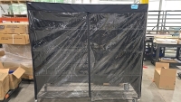 Rolling Metro Rack Shelving (4 Shelves) w/ ULine Plastic Cover - 4