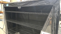 Rolling Metro Rack Shelving (4 Shelves) w/ ULine Plastic Cover - 2