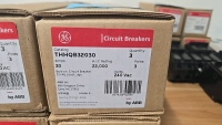(4) Boxes of General Electric 30A 3 Pole Curcuit Breakers, (3) per - 3