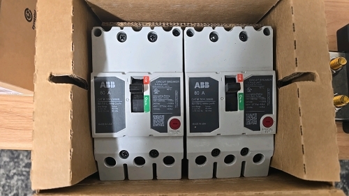 (2) Allen Bradley 80A 3 Pole Circuit Breakers - UNUSED