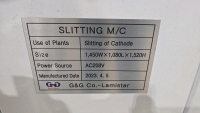 2023 G&G Co. Lamistar Battery Electrode Anode Slitting Machine - 12