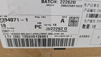 Box of (18) TE Connectivity #2394071-1 PowerTube HVP-HD 1000 Busbar Connector Headers- NEW IN BOX, UNUSED - 8