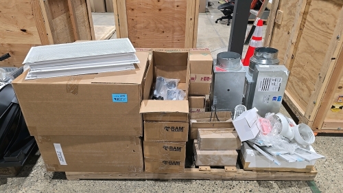 Misc. Pallet of Ducting Supplies