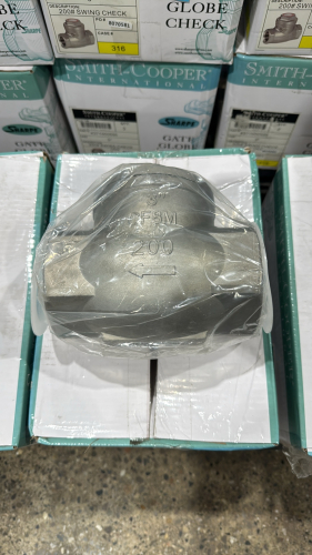 LOT (4) SMITH-COOPER SHARPE 200# SWING CHECK VALVES, SIZE: 3&rdquo;