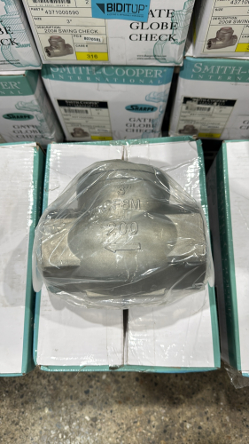 LOT (4) SMITH-COOPER SHARPE 200# SWING CHECK VALVES, SIZE: 3&rdquo;