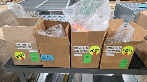 (4) Boxes of Misc. Mouser/Digikey 16 Pin Housing Receptacles