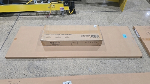 Vivo #V100EBY Black Electric Single Motor Desk Frame and Kalrby 74"x1.5" Desk Top - NEW IN BOX, UNUSED